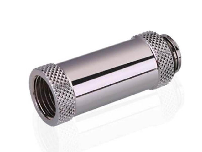 Bykski G 1/4in. Male/Female Extension Coupler - 40mm (B-EXJ-40) - Silver