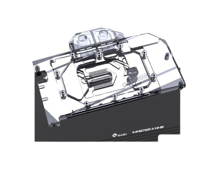 Bykski Full Coverage GPU Water Block and Backplate For iGame GeForce RTX 4070 Ultra W OC-V (N-IG4070ZF-X-V2)