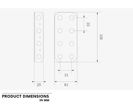 Bykski Versatile POM Fluid Distribution/Routing Block Engineered For 24-Hour Reliability (B-DP-5WAY-X)