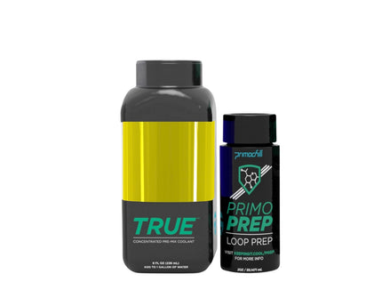 PrimoChill True - Computer WaterCooling Coolant, Concentrate, Low-Conductive, Transparent, Full Protection, PrimoPrep Included, Proudly Made in the USA (Yields a Gallon of Coolant) - Yellow