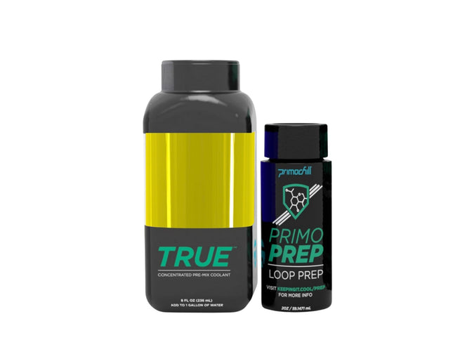 PrimoChill True - Computer WaterCooling Coolant, Concentrate, Low-Conductive, Transparent, Full Protection, PrimoPrep Included, Proudly Made in the USA (Yields a Gallon of Coolant) - Yellow