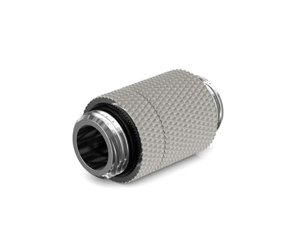 PrimoChill Dual Male G 1/4in. SX Rotary Extension Coupler - TX Matte Silver