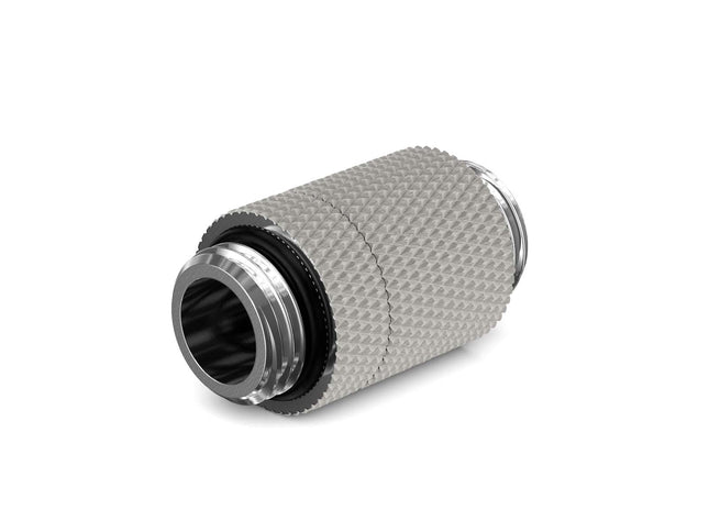 PrimoChill Dual Male G 1/4in. SX Rotary Extension Coupler - TX Matte Silver