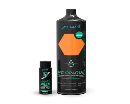 PrimoChill Opaque - Computer WaterCooling Show Coolant, Solid/Non-Transparent, Full Protection, Advanced User, PrimoPrep Included, Proudly Made in The USA (32oz/.9L) - Blood Orange