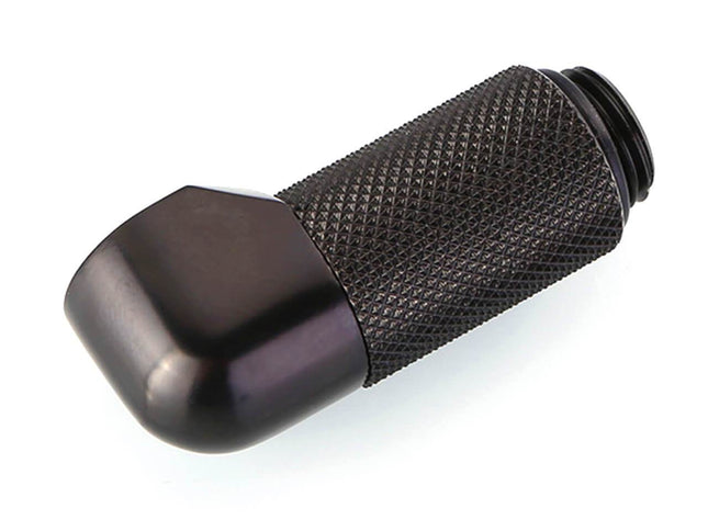 Bykski G 1/4in. Male to Female 90 Degree Rotary 25mm Extension Elbow Fitting (B-RD90-EXJ25) - Black