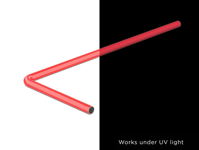 PrimoChill SX Pre-Bent 14mm ID x 16mm OD Rigid Copper Tube - UV Red