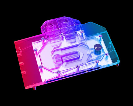 Bykski Full Coverage GPU Water Block and Backplate For MAXSUN GeForce RTX 3060TI ICRAFT OC 8G (N-MX3060TIIC-X)