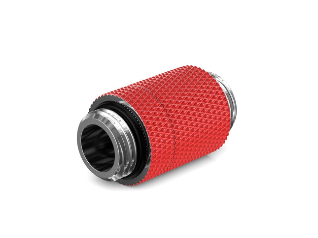 PrimoChill Dual Male G 1/4in. SX Rotary Extension Coupler - Razor Red