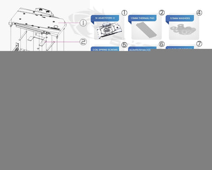 Bykski Full Coverage GPU Water Block and Backplate For ASUS ProArt GeForce RTX 4070TI OC (N-AS4070TIPR-X)