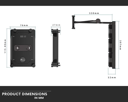 Bykski Durable 3x120mm 4U Server AIO Liquid CPU Cooler For AMD EPYC (Socket SP3) (LGA 4094) - Continuous Usage
