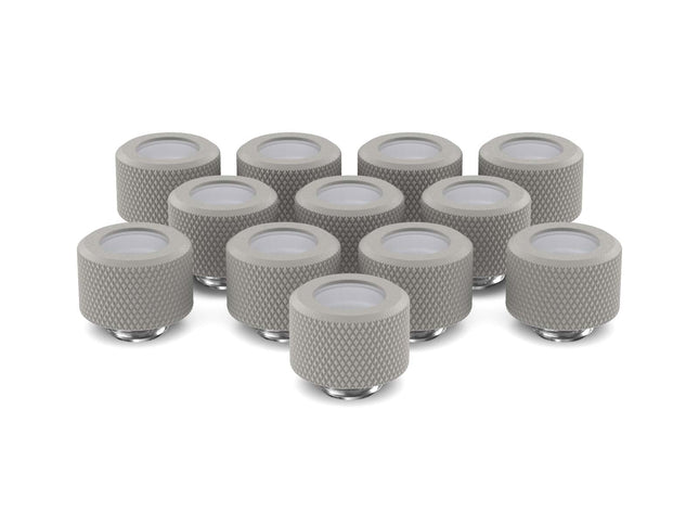 PrimoChill 14mm OD Rigid SX Fitting - 12 Pack - TX Matte Silver