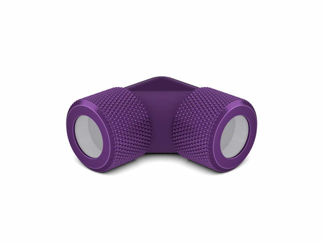 PrimoChill 12mm Rigid SX 90 Degree Fitting Set - Candy Purple