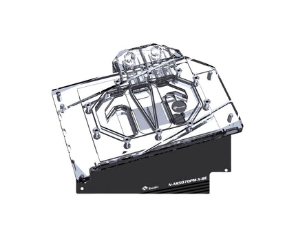 Bykski Full Coverage GPU Water Block and Backplate For ASUS Prime GeForce RTX 5070 12GB GDDR7 (N-AS5070PM-X)