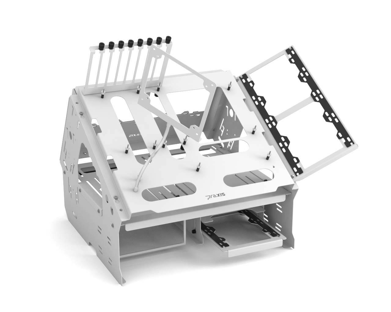 Praxis WetBenchSX Pro - Angled Edition - White