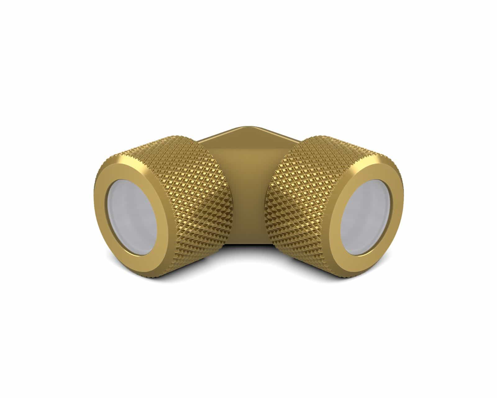 PrimoChill 14mm Rigid SX 90 Degree Fitting Set - Candy Gold