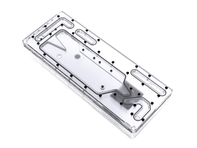 Bykski Distro Plate For Thermaltake VIEW 71- PMMA w/ 5v Addressable RGB (RBW) (RGV-TT-V71-P-K) - DDC Pump With Armor