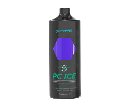 PrimoChill Ice - Computer WaterCooling Coolant, Low-Conductive, Transparent, Full Protection, Proudly Made in the USA (32oz/.9L) - UV Purple
