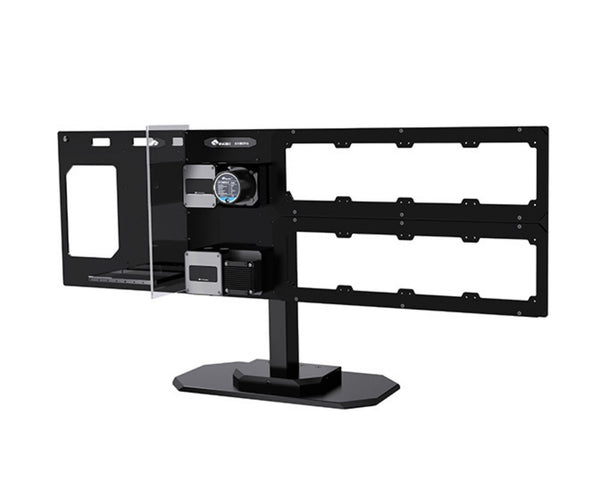 Bykski B-WCTP-X Elevated Performance Water Cooling Showcase Station - Support for Dual 480mm Radiators, and Equipped with Dual Advanced Pump System