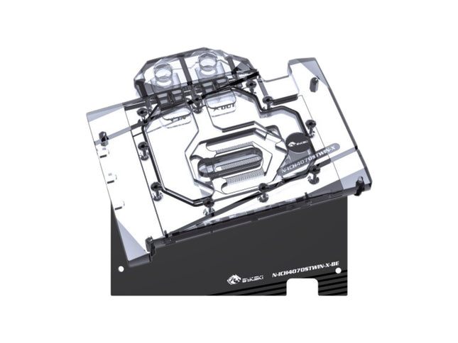 Bykski Full Coverage GPU Water Block and Backplate For INNO3D GeForce RTX 4070 Super Twin X2 (N-ICH4070STWIN-X)