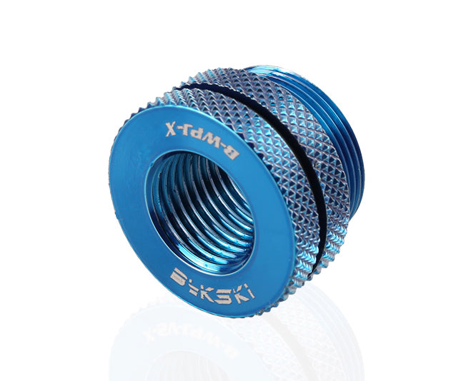 Bykski Fillport / Pass Thru Fitting (B-WPJ-X) - Blue
