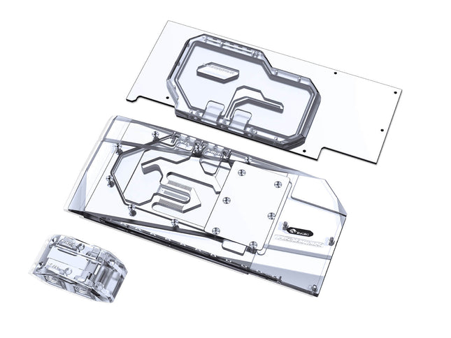 Bykski Full Coverage GPU Water Block w/ Integrated Active Backplate for MSI RTX 3090 GAMING X TRIO (N-MS3090TRIO-TC)