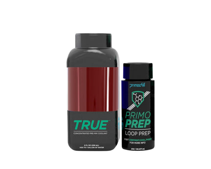 PrimoChill True - Computer WaterCooling Coolant, Concentrate, Low-Conductive, Transparent, Full Protection, PrimoPrep Included, Proudly Made in the USA (Yields a Gallon of Coolant) - Blood Red