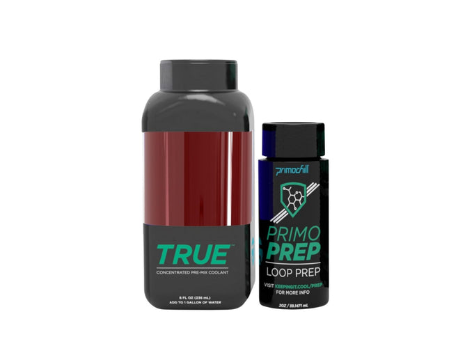 PrimoChill True - Computer WaterCooling Coolant, Concentrate, Low-Conductive, Transparent, Full Protection, PrimoPrep Included, Proudly Made in the USA (Yields a Gallon of Coolant) - Blood Red