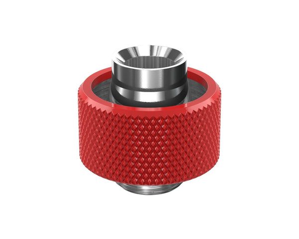 PrimoChill SecureFit SX - Premium Compression Fitting For 1/2in ID x 3/4in OD Flexible Tubing (F-SFSX34) - Available in 20+ Colors, Custom Watercooling Loop Ready - PrimoChill - KEEPING IT COOL Razor Red