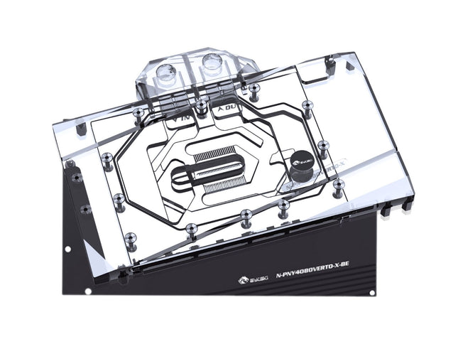 Bykski Full Coverage GPU Water Block and Backplate For PNY GeForce RTX 4080 16GB XLR8 Gaming VERTO EPIC-X ARGB OC (N-PNY4080VERTO-X)