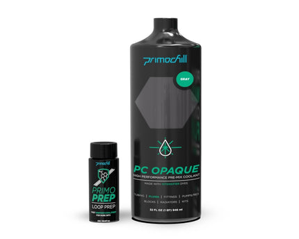 PrimoChill Opaque - Computer WaterCooling Show Coolant, Solid/Non-Transparent, Full Protection, Advanced User, PrimoPrep Included, Proudly Made in The USA (32oz/.9L) - Gray