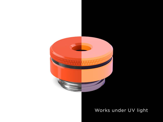 PrimoChill SX Pressure Check Valve - UV Orange