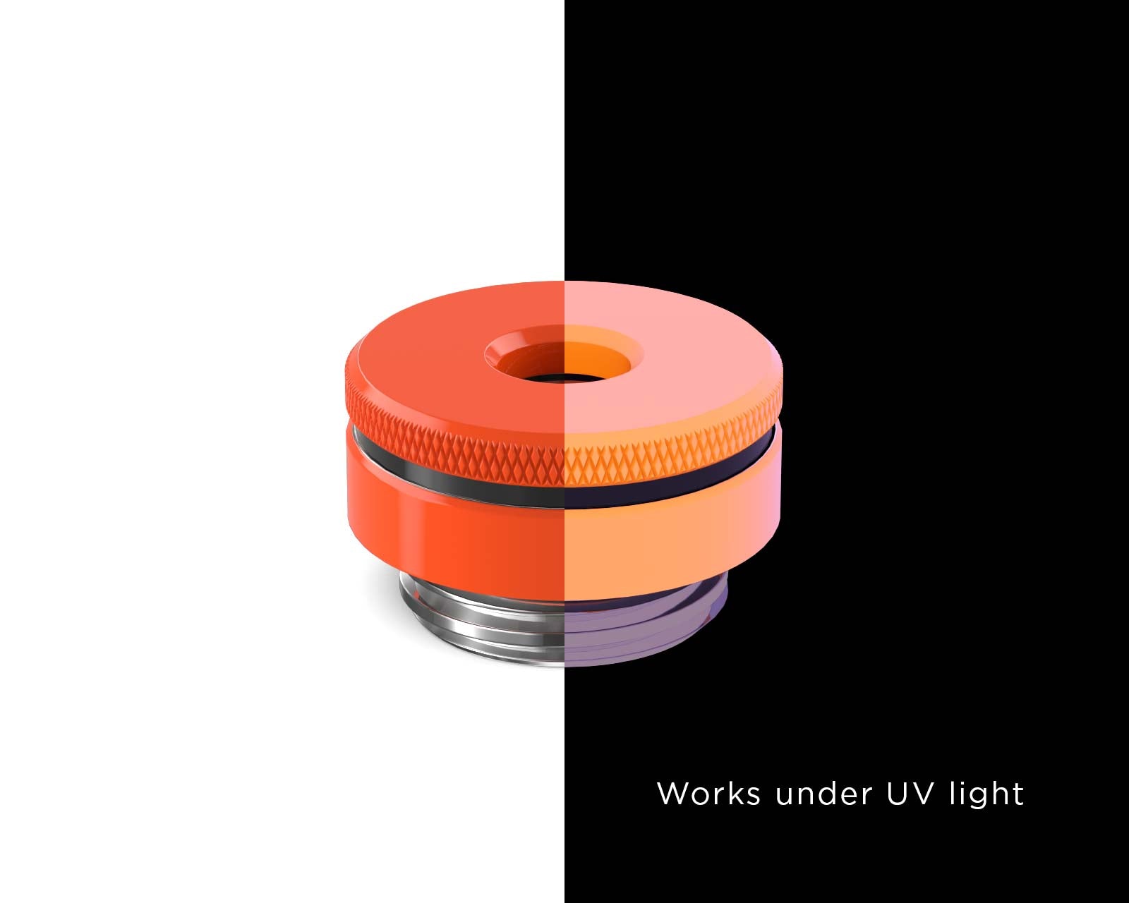 PrimoChill SX Pressure Check Valve - UV Orange