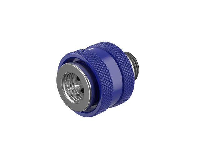 PrimoChill Male to Female G 1/4 SX Mini Pull Drain Valve - True Blue