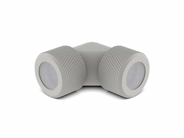 PrimoChill 14mm Rigid SX 90 Degree Fitting Set - PrimoChill - KEEPING IT COOL TX Matte Silver