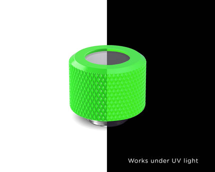 PrimoChill 12mm OD Rigid SX Fitting - UV Green