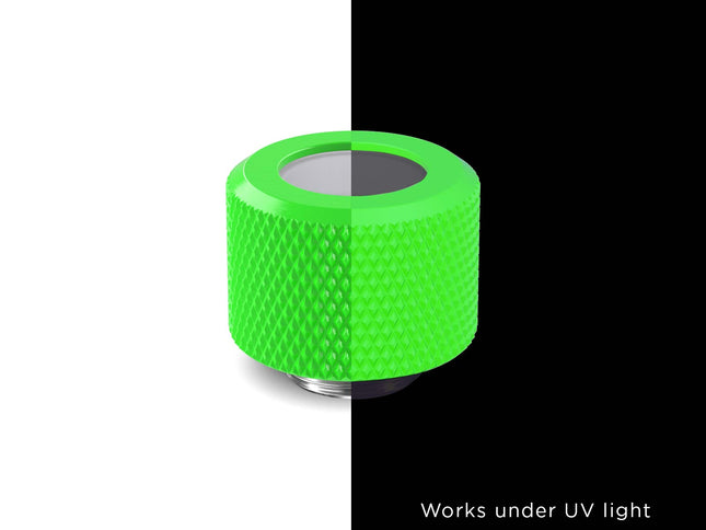 PrimoChill 12mm OD Rigid SX Fitting - UV Green
