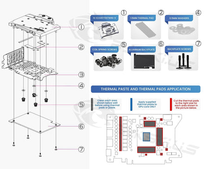 Bykski Full Coverage GPU Water Block and Backplate For INNO3D GeForce RTX 4070 Super Twin X2 (N-ICH4070STWIN-X)