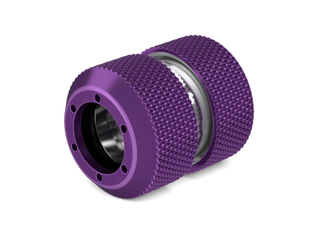 PrimoChill 1/2in. Rigid RevolverSX Series Coupler Fitting - Candy Purple - Candy Purple