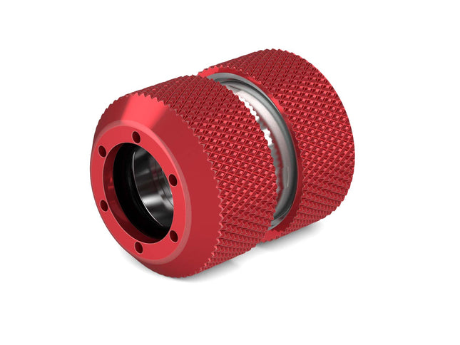 PrimoChill 1/2in. Rigid RevolverSX Series Coupler Fitting - Candy Red - Candy Red