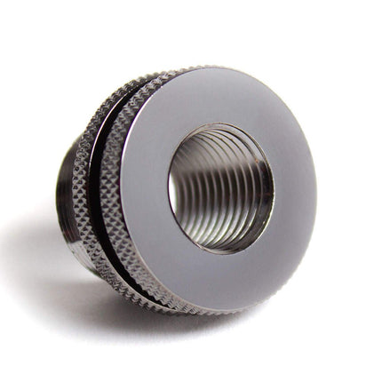 PrimoChill Fillport / Pass Thru Fitting - Dark Nickel - Dark Nickel