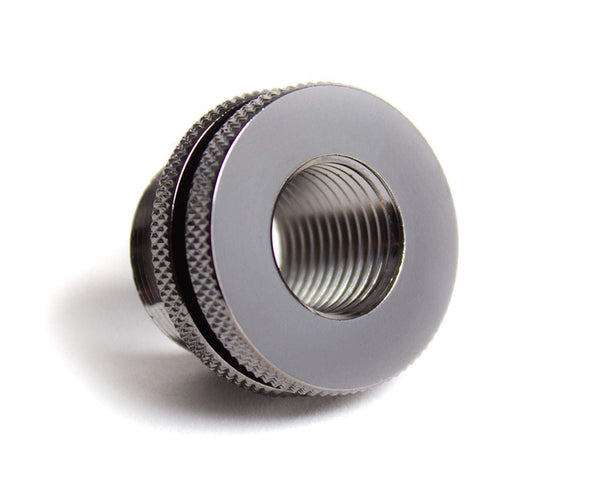 PrimoChill Fillport / Pass Thru Fitting - Dark Nickel - Dark Nickel