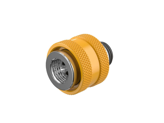 PrimoChill Male to Female G 1/4 SX Mini Pull Drain Valve - Yellow