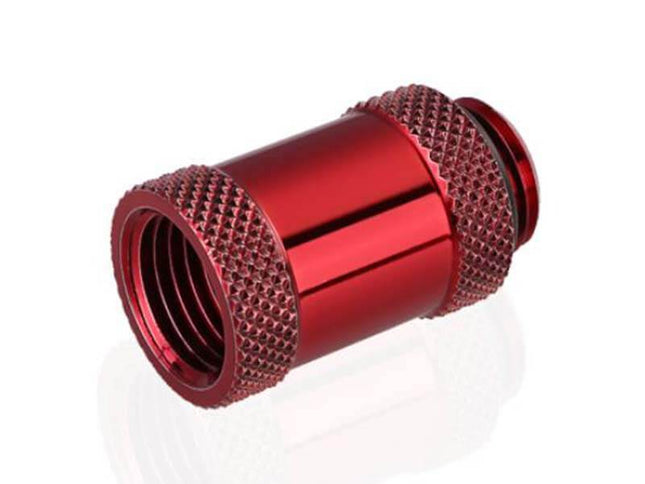 Bykski G 1/4in. Male/Female Extension Coupler - 25mm (B-EXJ-25) - Red
