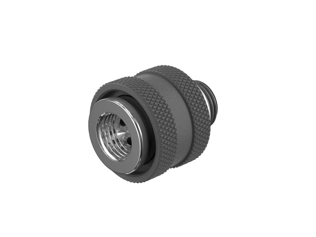 PrimoChill Male to Female G 1/4 SX Mini Pull Drain Valve - TX Matte Gun Metal