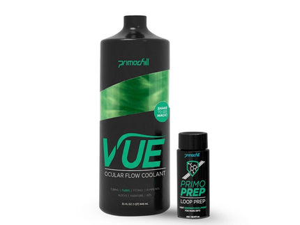 PrimoChill Vue - Computer WaterCooling Coolant, Visual Flow, Solid/Non-Transparent, Full Protection, PrimoPrep Included, Proudly Made in the USA (32oz/.9L) - UV Green