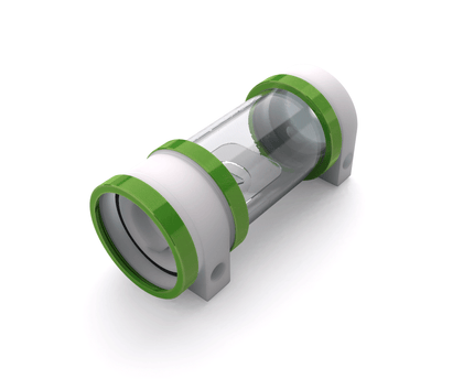 PrimoChill CTR Hard Mount Phase II High Flow D5 Enabled Reservoir - White POM - 120mm - Toxic Candy