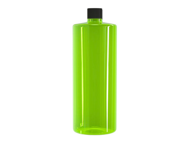 PrimoChill Base - Computer WaterCooling High Purity Deionized Water, No Protection, Add your Additives/Inhibitors, Proudly Made in The USA (32oz/.9L) - Transparent - UV Brite Green