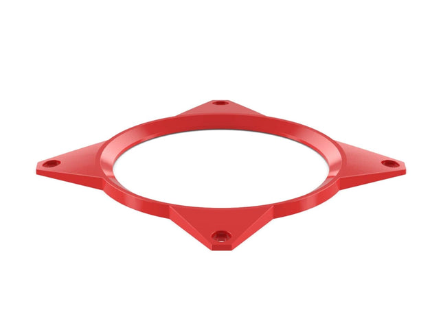 PrimoChill 140mm Aluminum SX Fan Cover - Razor Red
