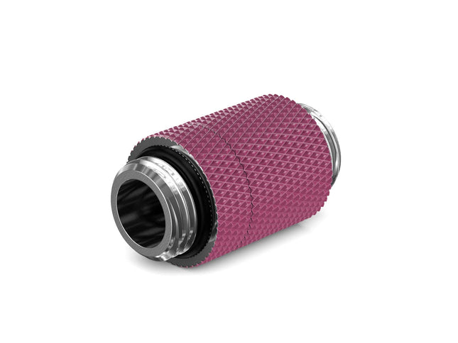 PrimoChill Dual Male G 1/4in. SX Rotary Extension Coupler - Magenta