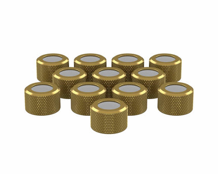 PrimoChill RMSX Replacement Cap Switch Over Kit - 12mm - Candy Gold